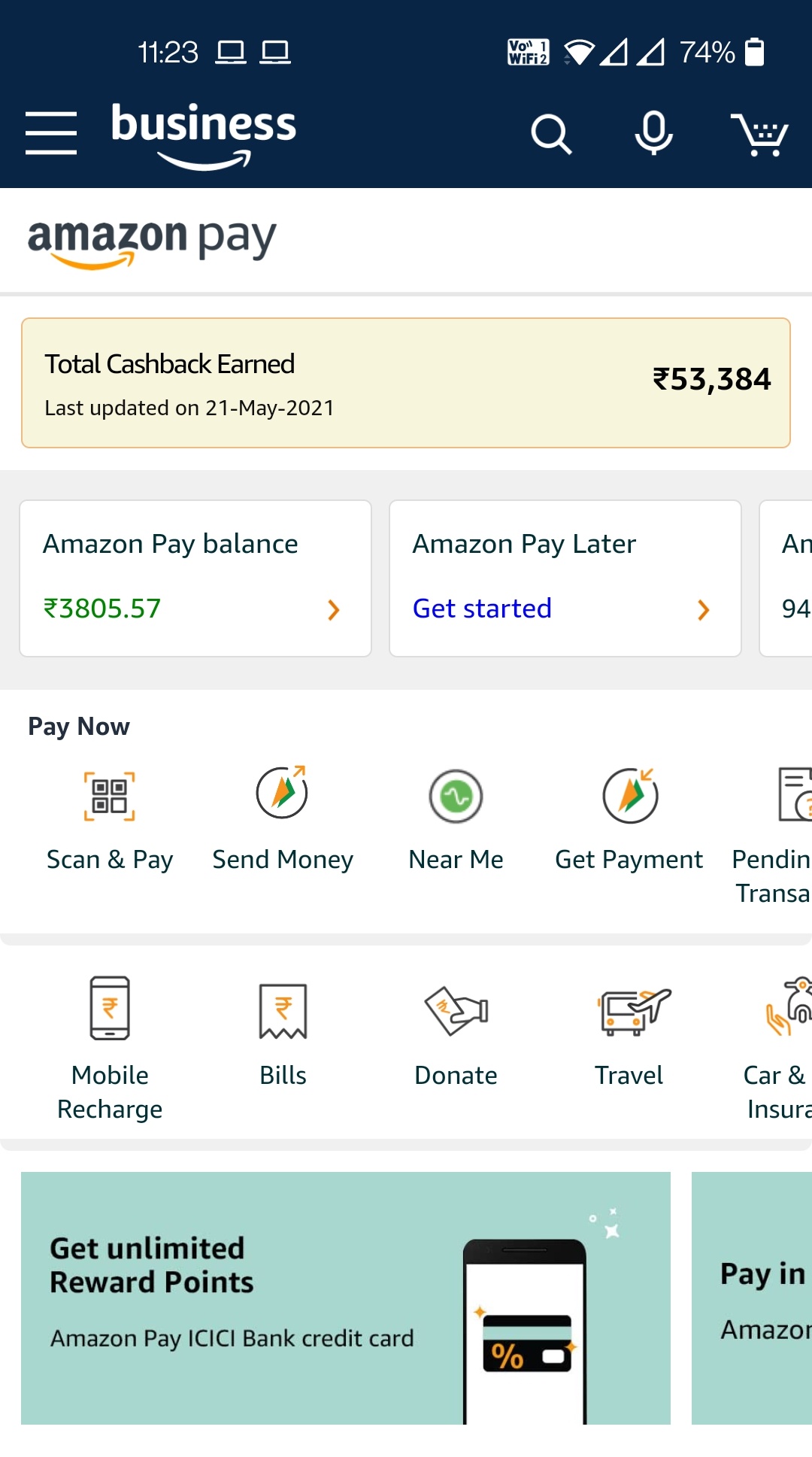 How to Recharge Mobile using  pay balance and get cashback