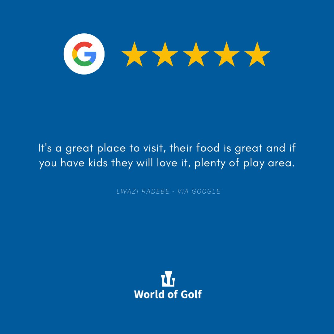 Thank you for the great review, Lwazi Radebe ⛳