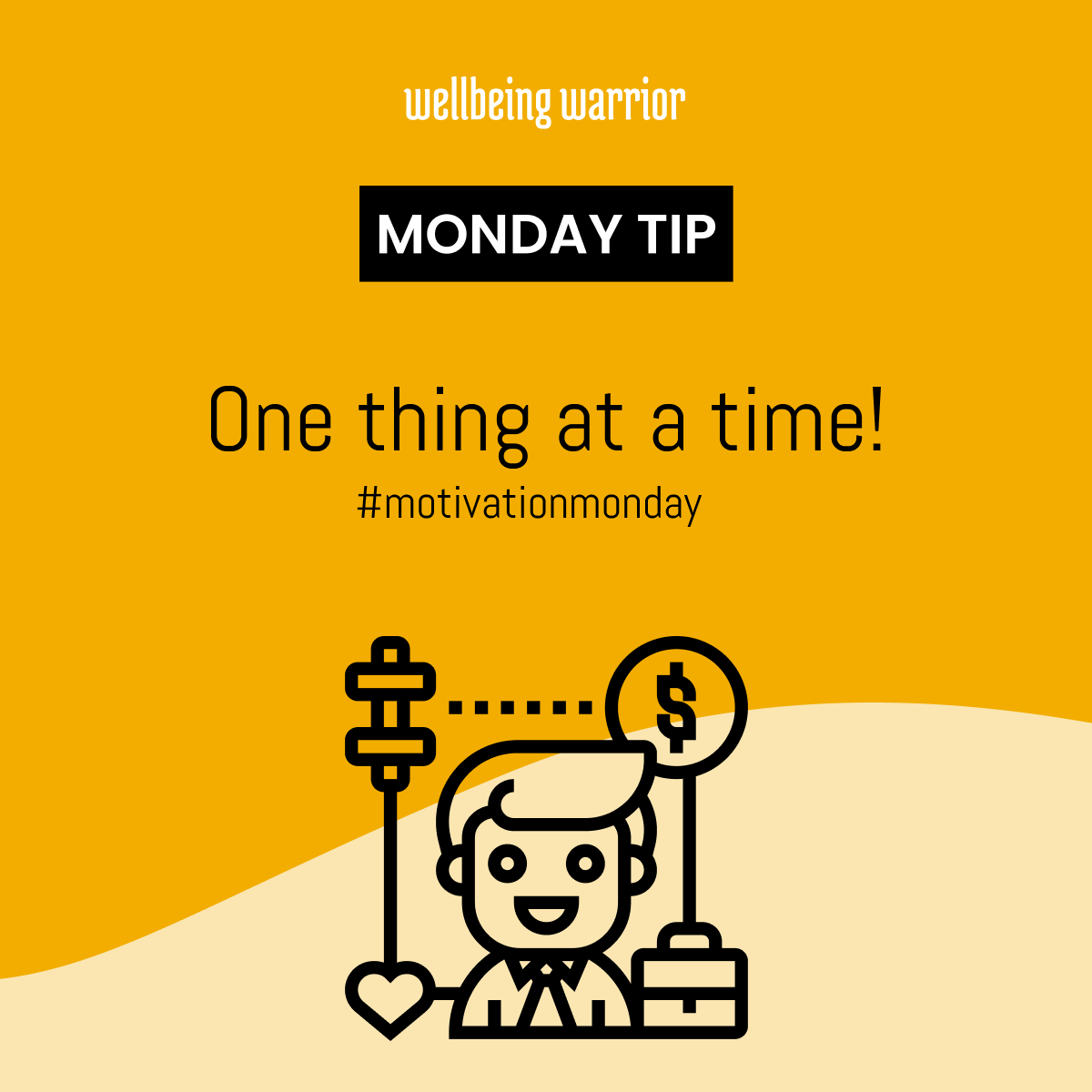 wellbeing_w's tweet photo. Today starts a new work week and it is normal if you are feeling already overwhelmed by all the things you want to accomplish this week!

Relax a little bit! Work is not all you have and you must give attention to other aspects to have a balanced life! https://t.co/QfqeqTITTB