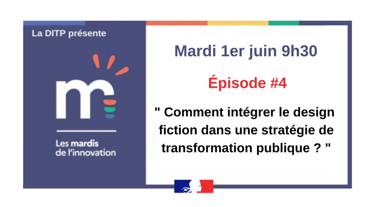 _DITP's tweet photo. « Comment intégrer le design fiction dans une stratégie de transformation publique ? » RDV demain à 9h30 pour en parler avec @audreyMoisan4 @_DITP, @maxmollon #designfictionclub, @el_Reg @LINCnil @CNIL et Mathilde Herman @Agence_ID
https://t.co/dtBgaXrjzX https://t.co/WyZ2WJKHHf