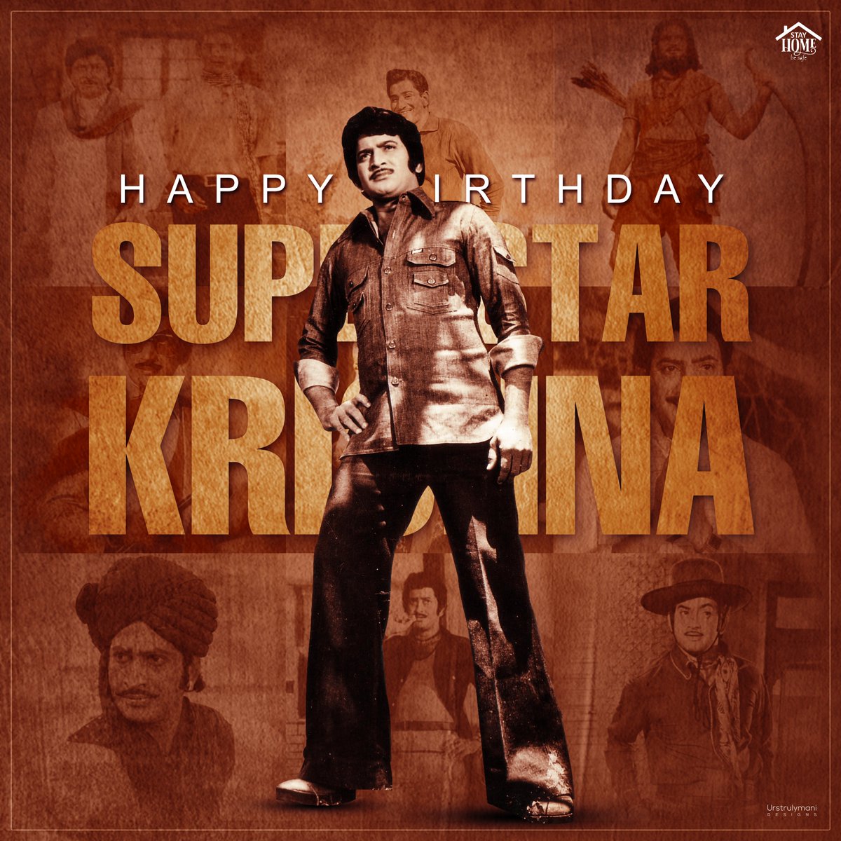 Wishing a very Happy birthday to Super star Krishna garu..💐💐
#HBDSuperstarKrishnaGaru