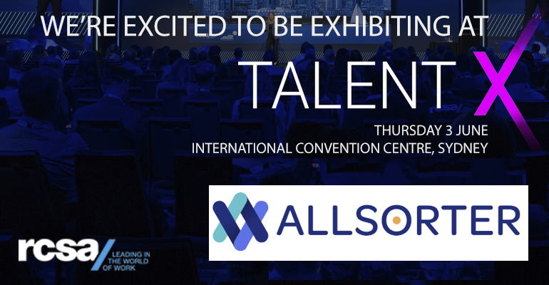 Hey #Recruiters, <a href="/AllsorterTech/">Allsorter.com</a> &amp; @liammcosgrove are at the <a href="/RCSA_official/">RCSA Australia & NZ</a>'s Talent X this Thursday.

Sneak preview of our soon to be launched - One-Click Resume!

Drop by our Booth, Nr 5 to have a chance to Win a AUD250 Westfield Voucher.

#recruitment #resumeformatting #hrtech