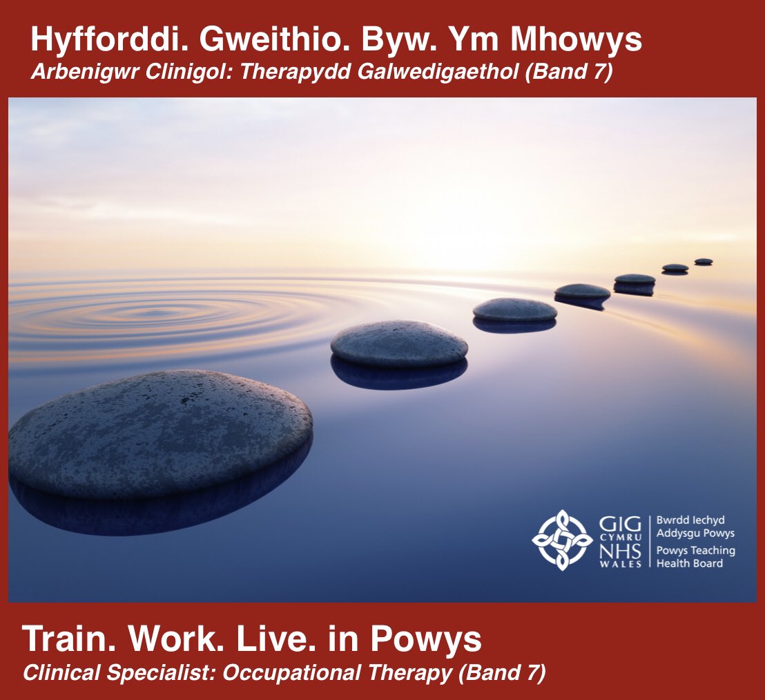 PTHBhealth's tweet photo. We have an exciting opportunity for an experienced, highly motivated and enthusiastic Clinical Specialist: Occupational Therapy (Band 7) to join the Pain and Fatigue Management Team.

Closing Date: 08/06/2021

https://t.co/VVqdotIdiF https://t.co/CjZwUk5Ufh