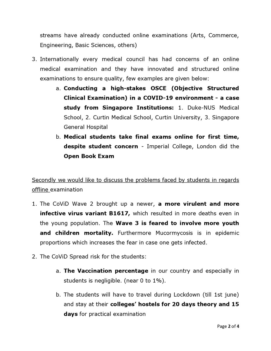 HERDfoundation's tweet photo. Respected Dr. Mala Pande @Mala_Pande
We request you to read the letter attached and extend your support to the students. Please help us amplify the cause and make a huge difference.
Please feel free to reach out to @DrAmolDeshmukh
 to discuss further
Thank you! #muhsonline https://t.co/7VAGmlMDWh