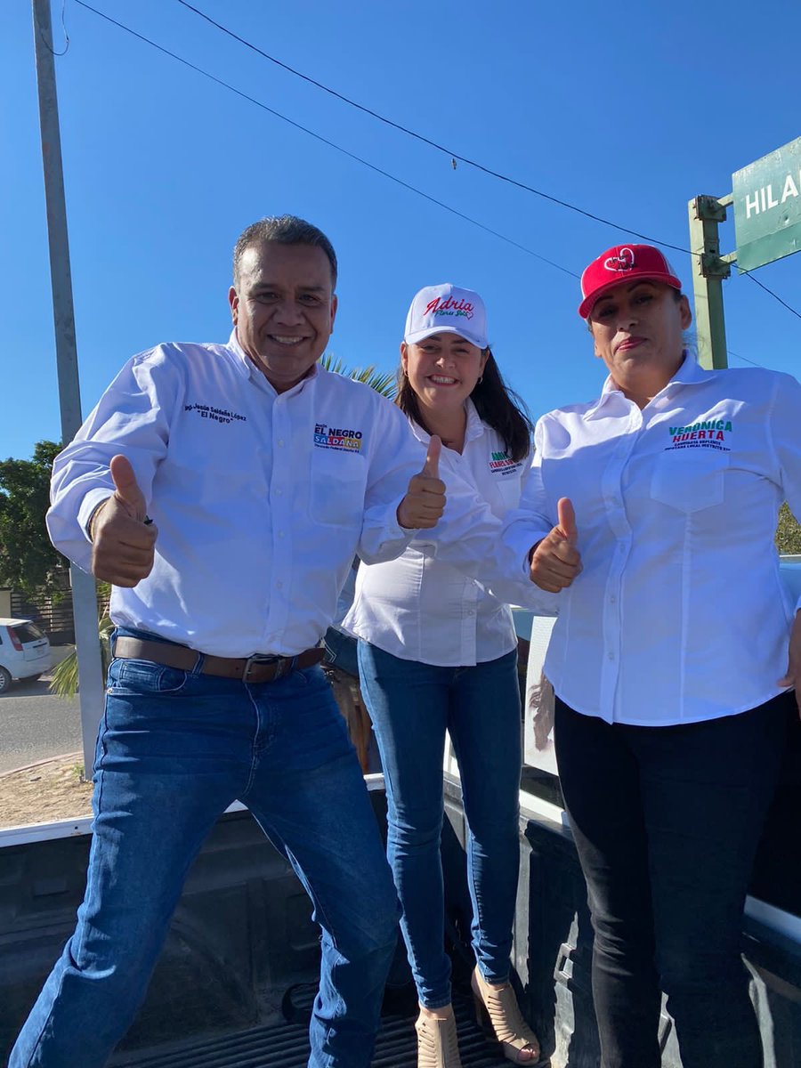 JesusElNegroS's tweet photo. Sumados con nuestra candidata @adriafloressoto hoy en Empalme 🚂 Gracias por conjuntar esfuerzos, que sin duda, nos llevarán al triunfo este 6 de junio. 
#VotaElNegroSaldaña
#VotaAdriaFlores
#VaXEmpalme https://t.co/b82ryuIKHc