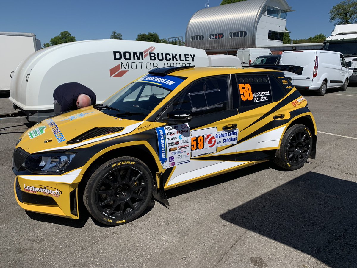 All ready to go <a href="/BRCrally/">British Rally Championship</a> Rd1 Neil Howard stages.