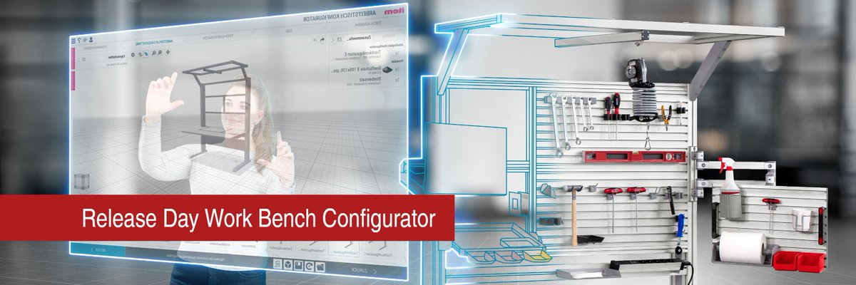intermechsg's tweet photo. Let’s start the future of digital #workbench design together!

Join us on 1 June 2021 at 8:00 a.m. CEST or 5:00 p.m. CEST – and find out about the unique functions of the new item Work Bench Configurator, such as the EPA visualisation: https://t.co/Yz0ndIL4P3 https://t.co/JCXug5hSEJ