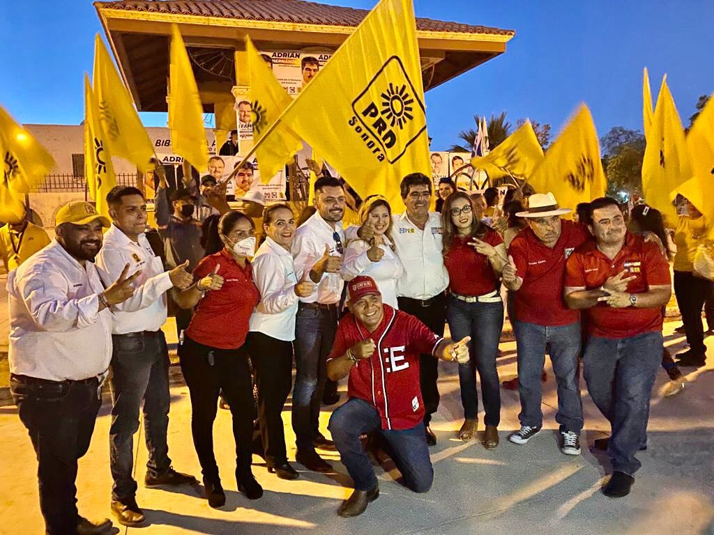 JesusElNegroS's tweet photo. ¡Gracias Empalme por ser parte de esta gran alianza! Juntos lograremos la #SonoraGanadora con @EGandaraC. Mis amigas y amigos candidatos de la fórmula local, Adrián Hernández por la alcaldía; Alma Valdez y Reynaldo Rodríguez, por la Diputación Distrito 14 ¡Vamos a Entrarle! https://t.co/Rbo5qbrxYE