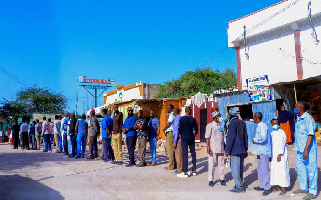 DrAbdiweliSoufi's tweet photo. The Republic of Somaliland goes to the polls for the 6th time today! The first in the world to use Iris biometric system, Somaliland Voters will elect 82 Parliamentarians and 249 Civic Leaders in a free and fair election. #Somaliland #SOMALILANDELECTIONS2021 https://t.co/LgCAJUT82j