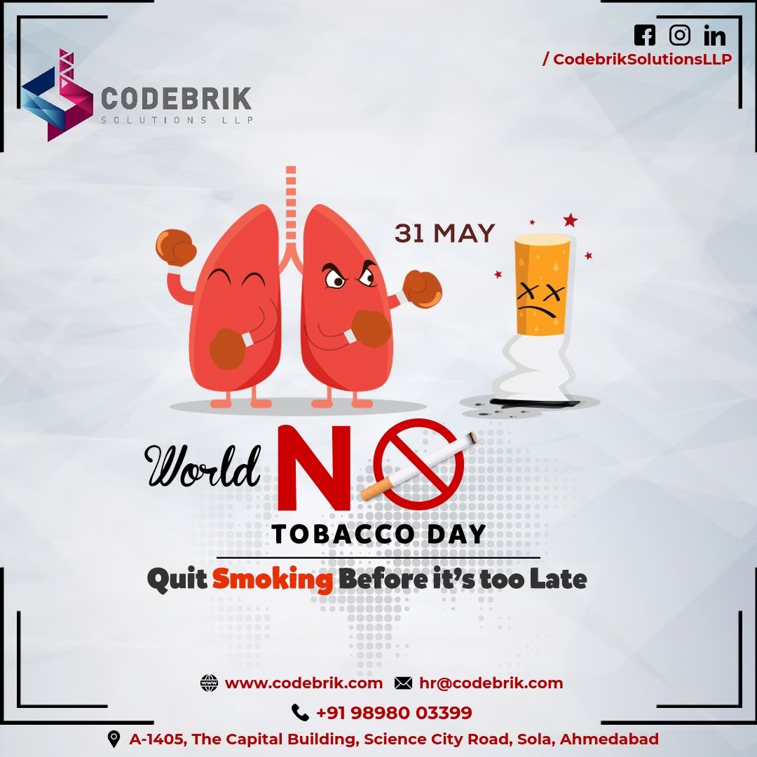 codebrik's tweet image. “If you love your family then say no to smoking and tobacco.” &quot;Make this No Tobacco Day more meaningful by keeping it away from your life.

#wordtobaccoday  #saynotosmoking #Awarness # #health #selfawarness #31stmay2021