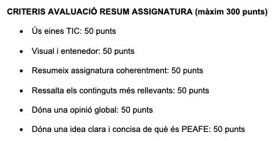 LegindeProgram1's tweet photo. Aquí els criteris d'avaluació! https://t.co/Ka2uOCKdzW