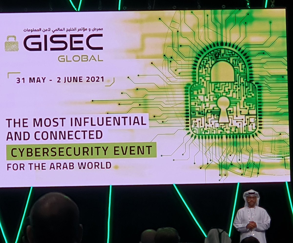 #GISEC H.E Mohamed Al Kuwaiti , Head CyberSecurity UAE, a crisp and awesome session