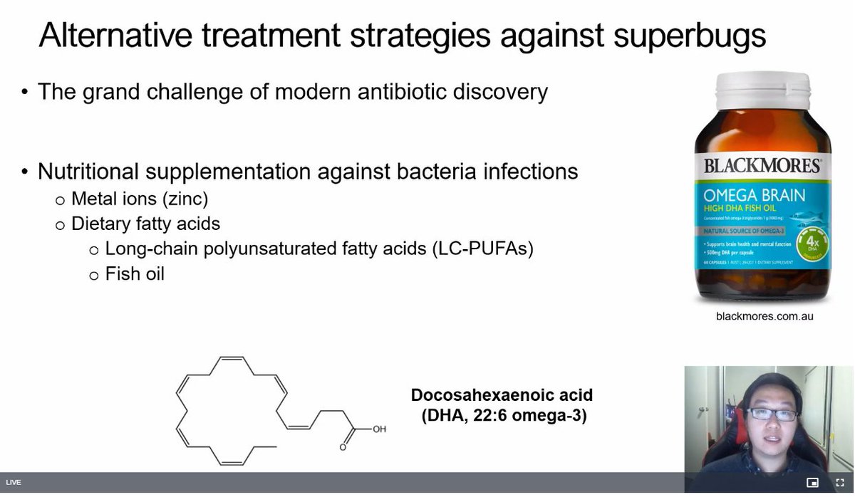 A_baumannii's tweet image. Our 3rd @AUSSOCMIC 2020 Nancy Millis Student Award winner from SA is @maoge_zang (@Flinders) presenting on: Combating antibiotic #resistance with fish oil (against Acinetobacter baumannii) #2021ASM.  dlvr.it/S1fJ1x… dlvr.it/S2Kqkh