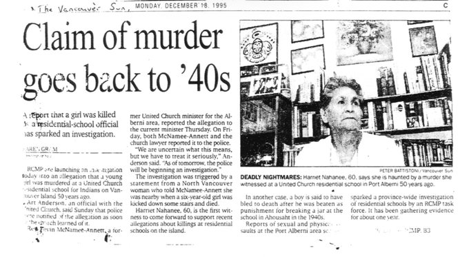 #Genocide #residentialschools #murder &ldquo;I heard him kick her and she fell down the stairs. I went to look<a href="/tag/genocide"class="tags">#Genocide</a><a href="/tag/residentialschools"class="tags">#residentialschools</a><a href="/tag/murder"class="tags">#murder</a>