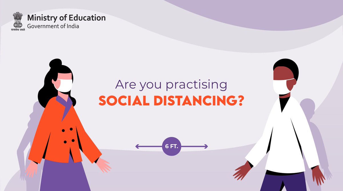 DrRPNishank's tweet image. Our fight against COVID-19 is till on!
Take a vow to practise #socialdistancing when in public place.

Stay Home, Stay Safe!

#Unite2FightCorona #IndiaFightsCorona