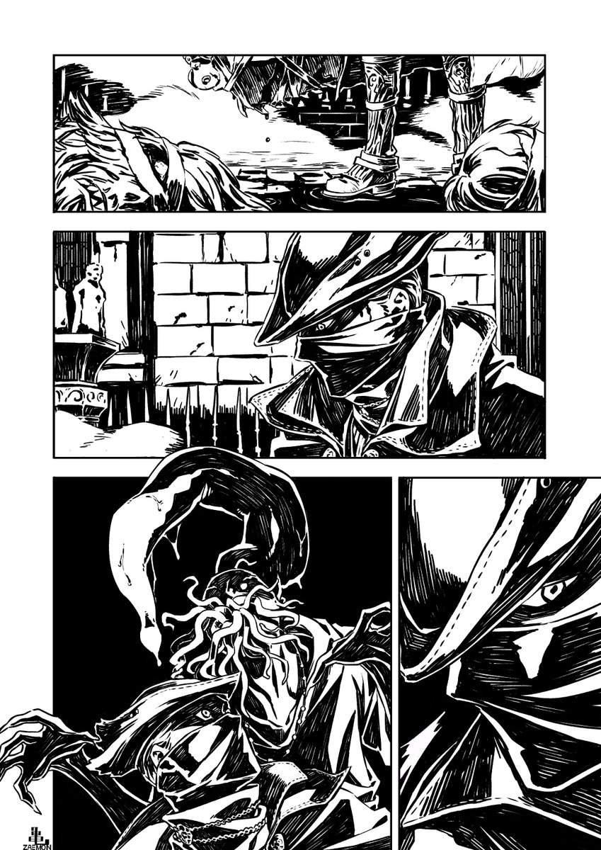 #Bloodborne 
新人狩人が立派な狩人になる話 (創作狩人漫画) ①
全31ページ 
1.2.3.4 