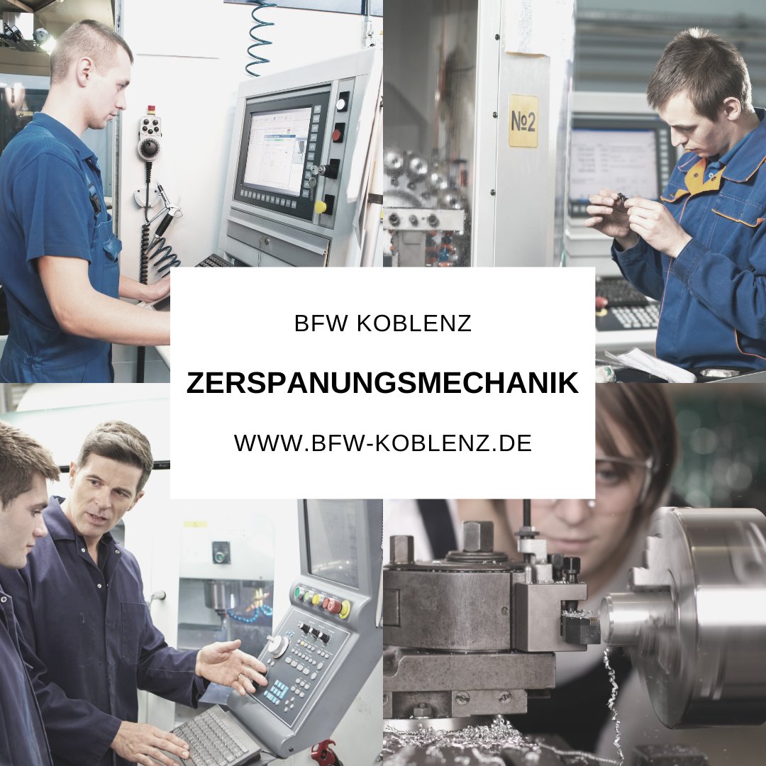 BfwKoblenz's tweet photo. Die Fertigung von Spezialteilen in der Metalltechnologie erfordert höchste Präzision. Das Berufsbild des #Zerspanungsmechanikers deckt einige spannende Bereiche ab. Starte im Juni im #BFWKoblenz deine #Ausbildung #Umschulung #beruflicheReha #Bildungsgutschein #CNC #Zerspanung https://t.co/0ZmkpEfjyS