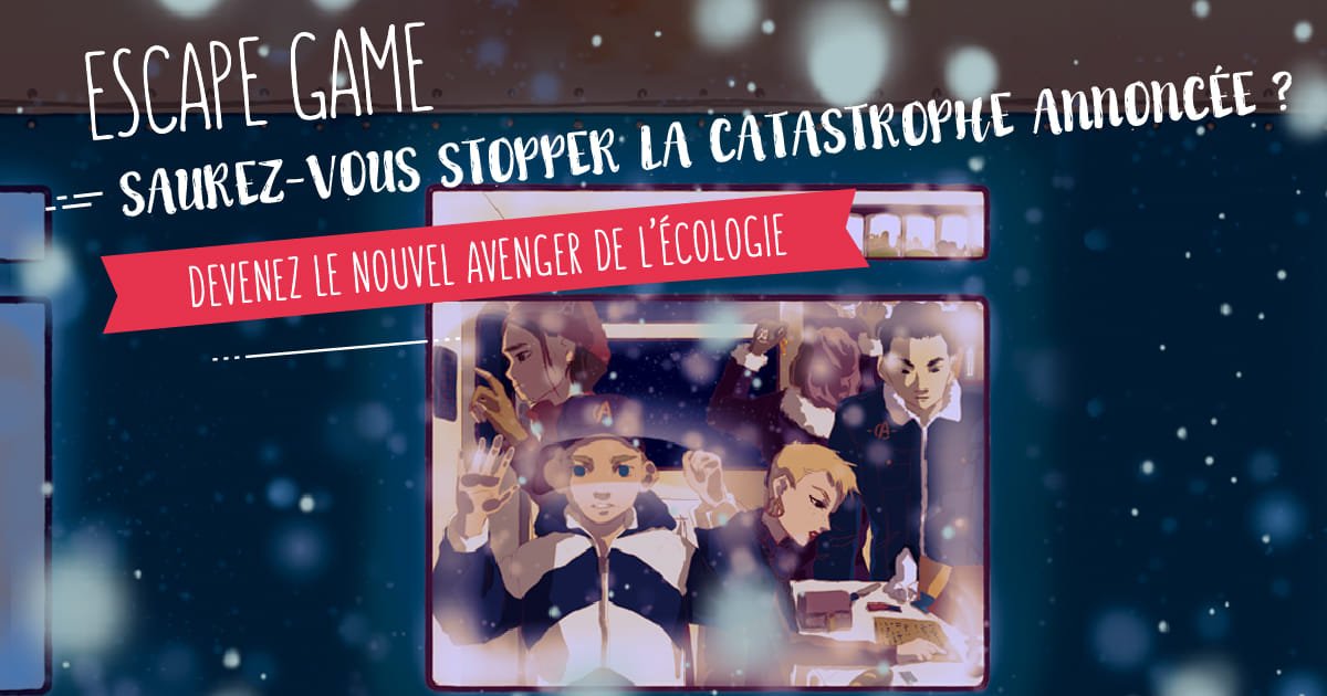 Avec le J <a href="/Jeunes_Angers/">Infos Jeunes Angers</a>  relevez le défi pour sauver la planète d'une catastrophe annoncée, et devenez le nouvel Avenger de l'écologie ! #Angers angers.fr/actualites-sor… #jeunesAngers