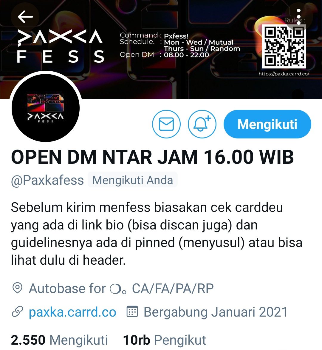 AdillaRiz's tweet photo. Yuk yang belum follow, follow dulu

G'day Home !
With @Paxkafess

#PAXKATEAM
#ComeJoinUs 
#3rdProjectComingSoon https://t.co/JP8eAZf9vP