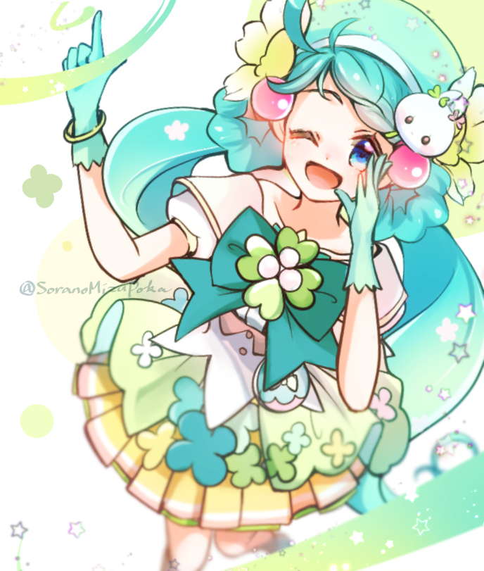 プリキュア 娘さんの誕生日に贈ったオリジナルプリキュア キュアエメラルドというそうです 星海くろえ 元気になれー のイラスト プリキュア 娘さんの誕生日に贈ったオリジナルプリキュア キュアエメラルドというそうです 星海くろえ 元気になれー のイラスト