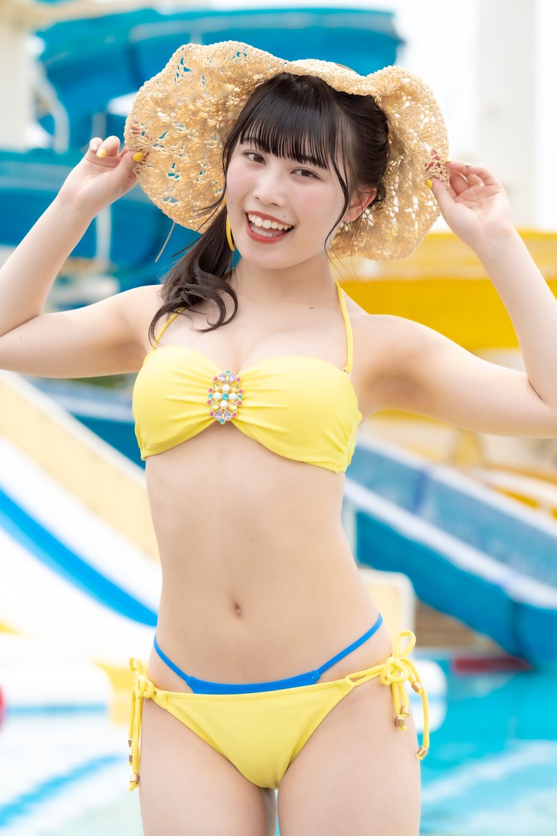 Menkoiガールズ みさきちゃん 近代麻雀水着祭 川越水上公園 黄色x青