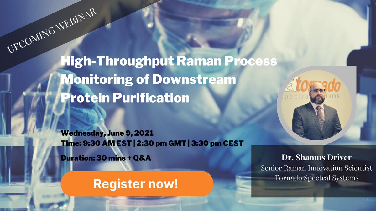 💻𝐔𝐏𝐂𝐎𝐌𝐈𝐍𝐆 𝐖𝐄𝐁𝐈𝐍𝐀𝐑:
𝑯𝒊𝒈𝒉-𝑻𝒉𝒓𝒐𝒖𝒈𝒉𝒑𝒖𝒕 𝑹𝒂𝒎𝒂𝒏 𝑷𝒓𝒐𝒄𝒆𝒔𝒔 𝑴𝒐𝒏𝒊𝒕𝒐𝒓𝒊𝒏𝒈 𝒐𝒇 𝑫𝒐𝒘𝒏𝒔𝒕𝒓𝒆𝒂𝒎 𝑷𝒓𝒐𝒕𝒆𝒊𝒏 𝑷𝒖𝒓𝒊𝒇𝒊𝒄𝒂𝒕𝒊𝒐𝒏

➡️Learn how to harvest the true power of your protein purification samples!

register.gotowebinar.com/register/71848…