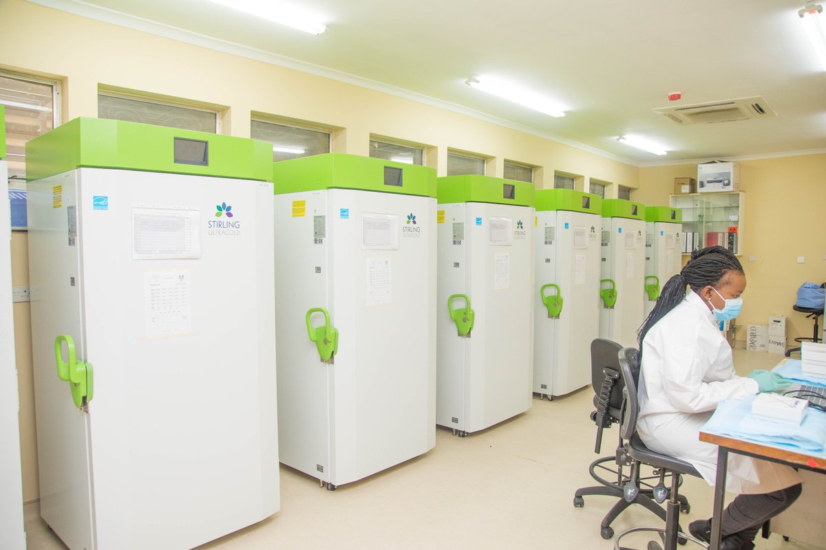 2020BaisV's tweet photo. The BAIS V central lab is located at the Botswana Harvard HIV Reference Lab in Gaborone. There are also five satellite labs located across Botswana that ship specimens to the central lab. #Botswana  
@Ciheb_UMB @CDCgov @OfficialBummhi @statsbots https://t.co/S01g1OAbrr