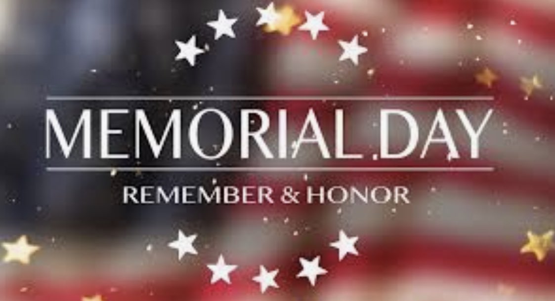 Today, we honor and remember the courageous men and women who gave their lives for something far greater than themselves...our freedom. Thank you for protecting our country! Have a healthy and safe holiday.