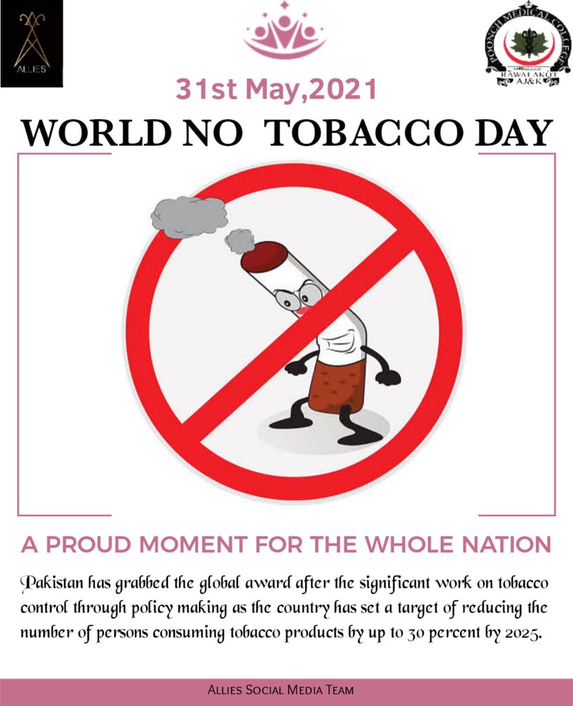ALLIES_001's tweet photo. #SmokeFreePakistan
#CommitToQuit
#ArmedWithPurpose
@ALLIES_001
@WHO
@uhslhrofficial https://t.co/xCdIqnoYfv