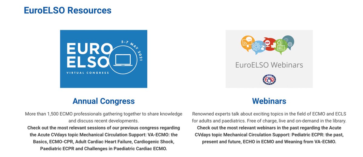 FOAMecmo's tweet photo. #AcuteCVDays week4⃣Mechanical Circulatory Support in CS/refractory CA
📽️ selection of @EuroELSO #ECMO #ECPR resources #EuroELSO2021 talks/webinars
📽️#ACVC2021 #MCS troubleshooting tips/tricks
📽️ACVC webinars
@escardio @ESICM @ERC_resus @EuropSocEM
&amp; more 🔗https://t.co/lpwOjARWDn https://t.co/esC3Akd1SO
