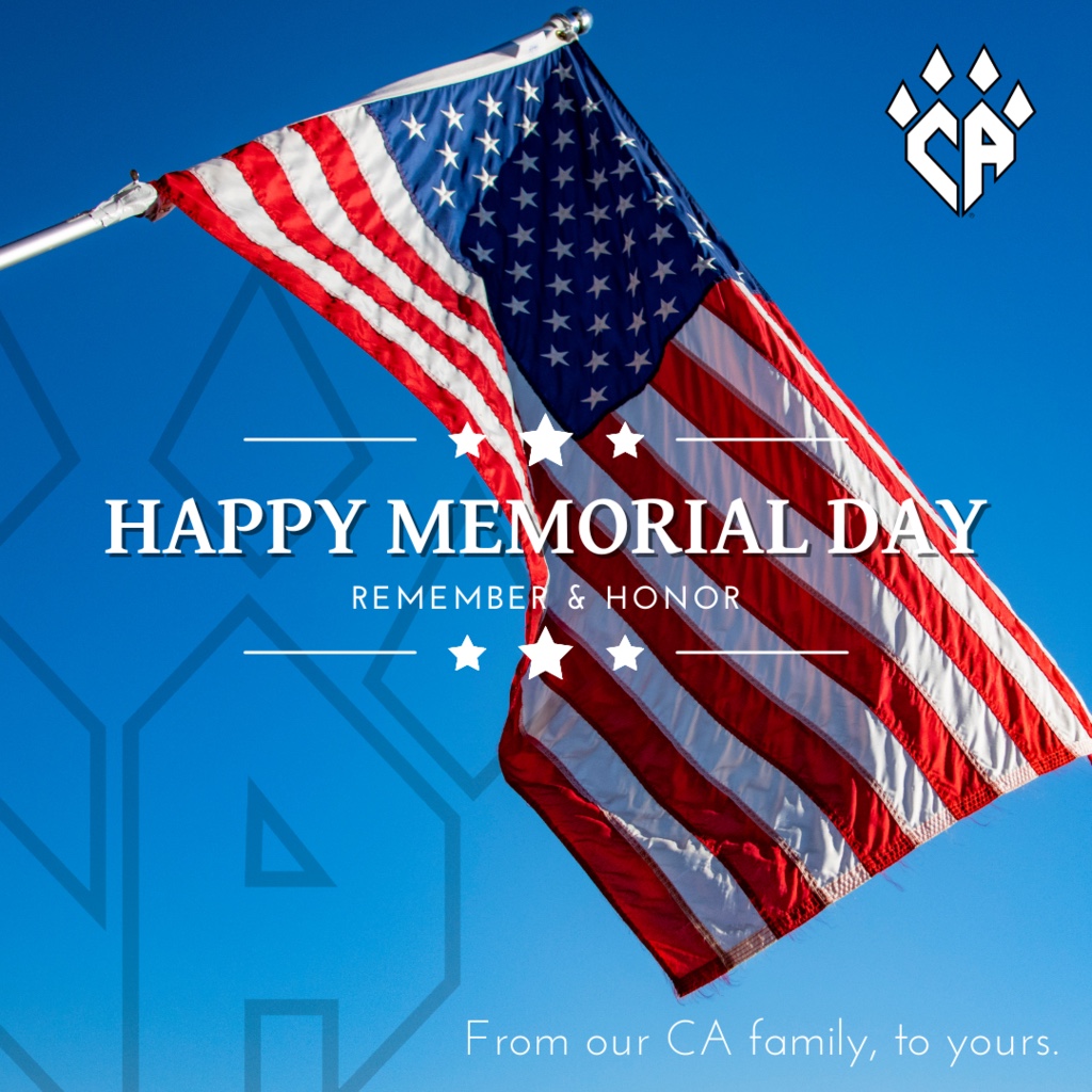 Happy Memorial Day from the Clawstle! 🇺🇸 💙