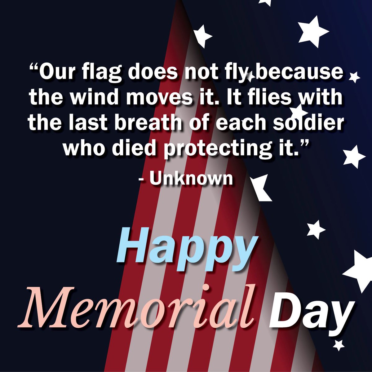 Today we remember and honor the men and women who served 🇺🇸