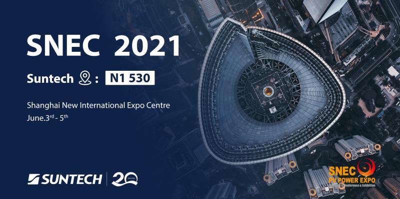 This week in Shanghai! Stay tuned for Suntech's upcoming new product!

#Suntech #Solar #PV #Module #Renewables #20YearsTogether #SNEC2021 #Shanghai