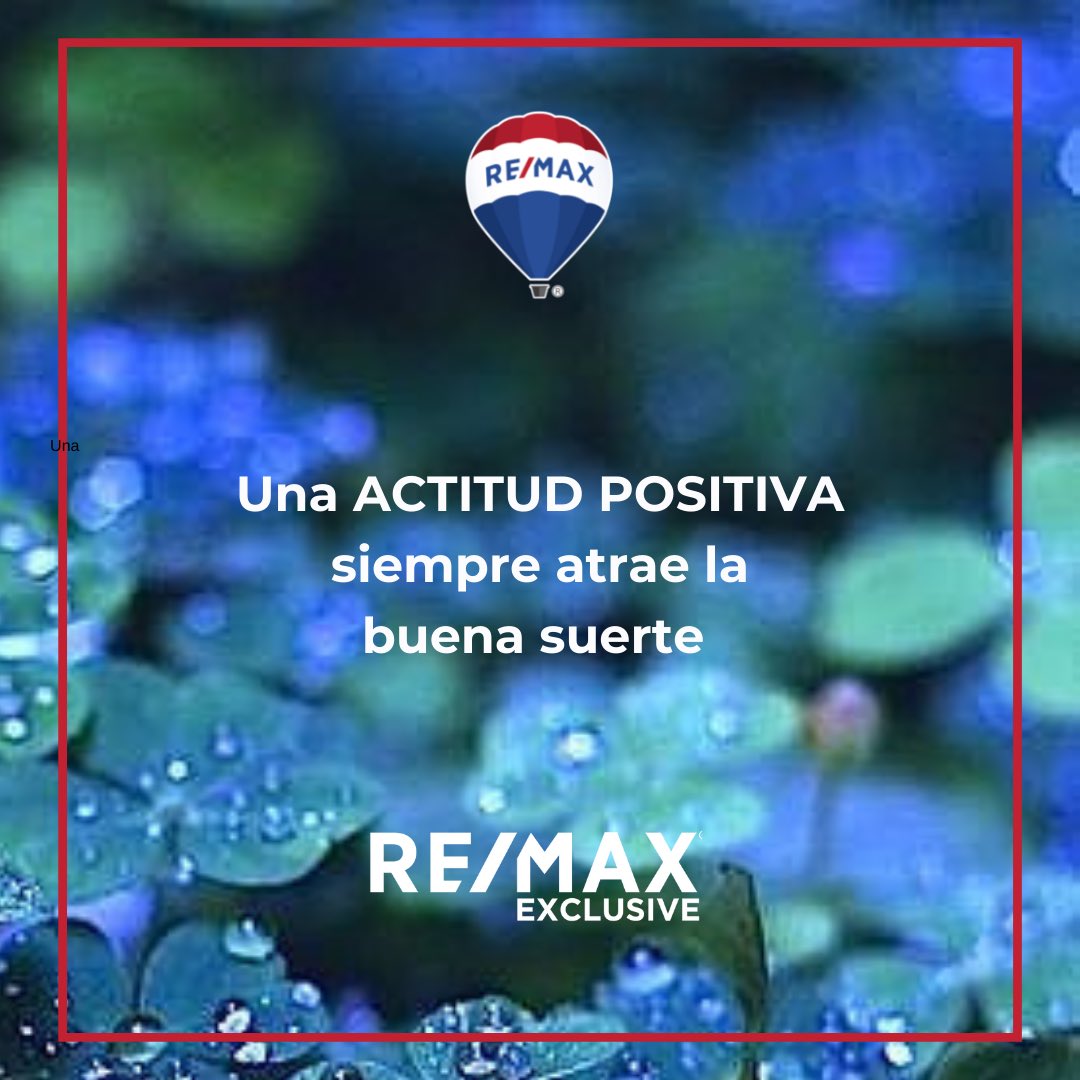 jmraidi's tweet photo. La actitud lo es todo, cambia tu actitud y cambiarás tu vida ¡Feliz lunes y excelente y muy productiva semana para todos! 

#FelizLunes #FraseDeLaSemana #ActitudPositiva #EmprendedoresChile #REMAX #REMAXExclusive https://t.co/6WNgTsg39N