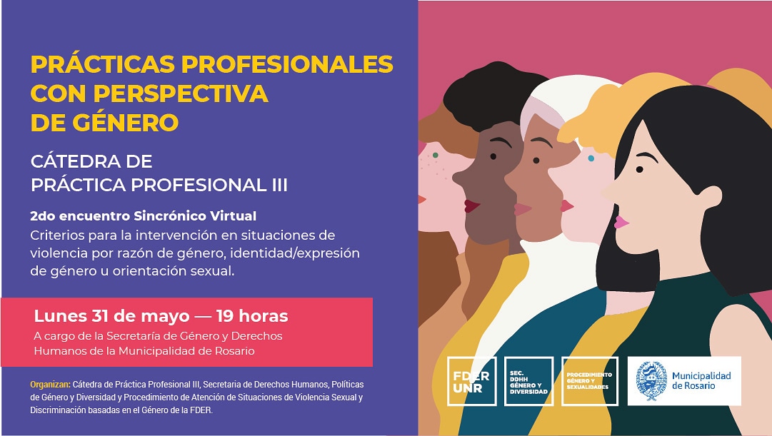 Hoy 19 hs, en un trabajo articulado con la Secretaría de @GeneroyDDHHRos, encuentro sincrónico para seguir transversalizando la perspectiva de género en las prácticas profesionales en <a href="/DerechoUNR/">DerechoUNR</a>