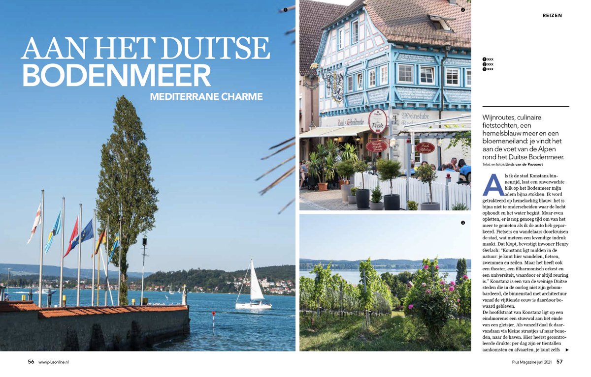 Super toll! We mogen - onder voorwaarden - weer naar Duitsland toe. Voorpret vind je in deze sfeervolle reportage van Linda van de Pavoordt in Plus Magazine. Hij is nu overal te koop.