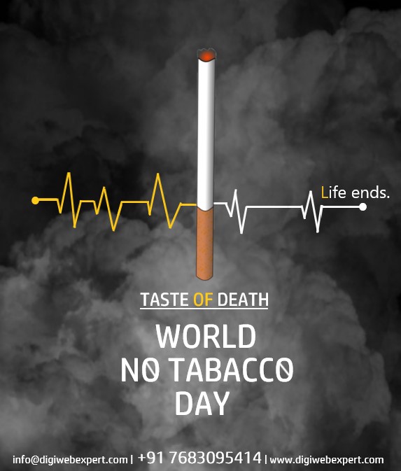 Digiwebexperts1's tweet photo. " You are not living if you are smoking.. you are taking small steps towards a #disastrous #life.
Say no to #smoking and #tobacco to live a #healthier and #happier #life."

https://t.co/4ryjiU2ruW wishing you all #WorldNoTobaccoDay !!

#staysafe #stayhome #stayhealthy #staystrong https://t.co/ou4kKu08TN