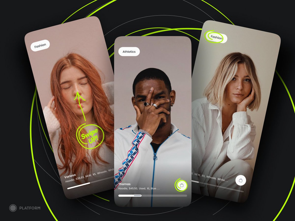 Plat4M's tweet photo. A few weeks ago we worked on a very interesting #app – a #video #marketplace where individuals and local businesses sell their eco-friendly products in a #creative and entertaining way. We proposed several #design directions.

Get in touch with us: https://t.co/QcJJvL9Dr7 https://t.co/ZfU1Wrny08