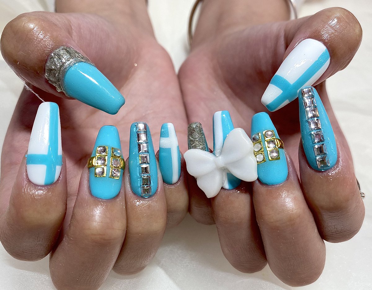 Nailsgogo V Twitter 渋谷 ネイルサロン Nailsgogo ネット予約 T Co Pjrbh5rlbe インスタ T Co Gmbqsa2d9y ネイル 担当 ミツダ Tiffanyネイル ティファニーネイル ティファニーブルー ありがとうございました 渋谷ネイルサロン