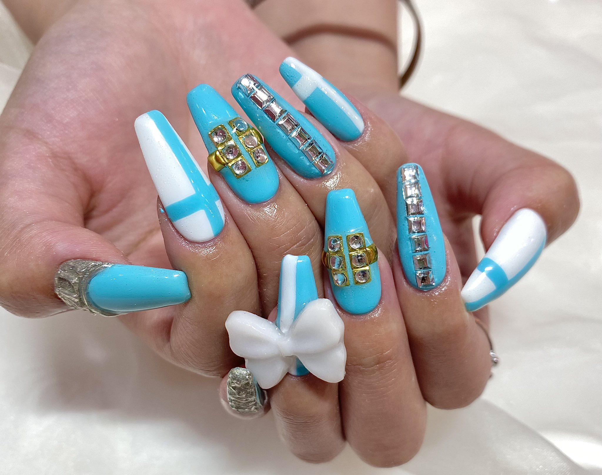 Twitter 上的 Nailsgogo 渋谷 ネイルサロン Nailsgogo ネット予約 T Co Pjrbh5rlbe インスタ T Co Gmbqsa2d9y ネイル 担当 ミツダ Tiffanyネイル ティファニーネイル ティファニーブルー ありがとうございました 渋谷ネイルサロン