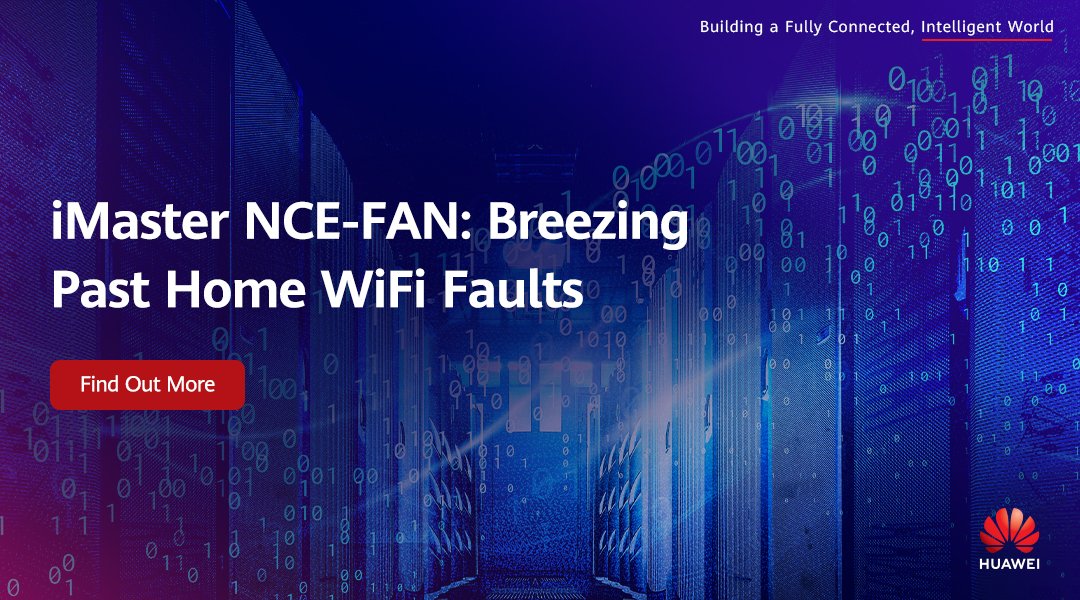 Huawei__KSA's tweet photo. We love being online, but what can be done to fix every day #WiFi issues? By identifying poor #QoE routers & helping carriers find bandwidth lags, #iMasterNCE supports premium internet connectivity for home broadband users. Learn more: https://t.co/SOAfIuenbD https://t.co/gOdpe0ymi6