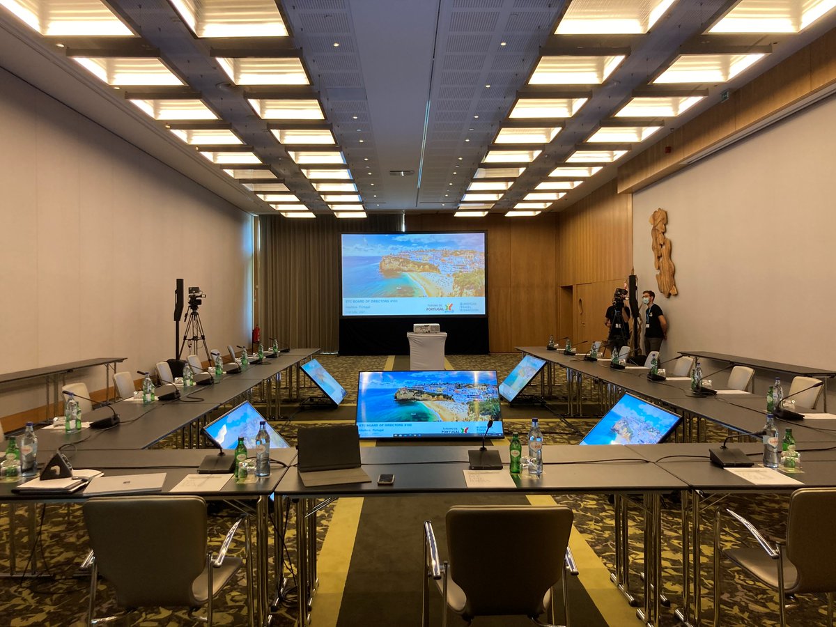 ETC_Corporate's tweet image. 🙌 All is set for ETC&apos;s first in-person General Meeting since the start of #COVID19 in beautiful Algarve hosted by @turismoportugal 🇵🇹.

Leading by example, European #tourism leaders are ready to #travel again!