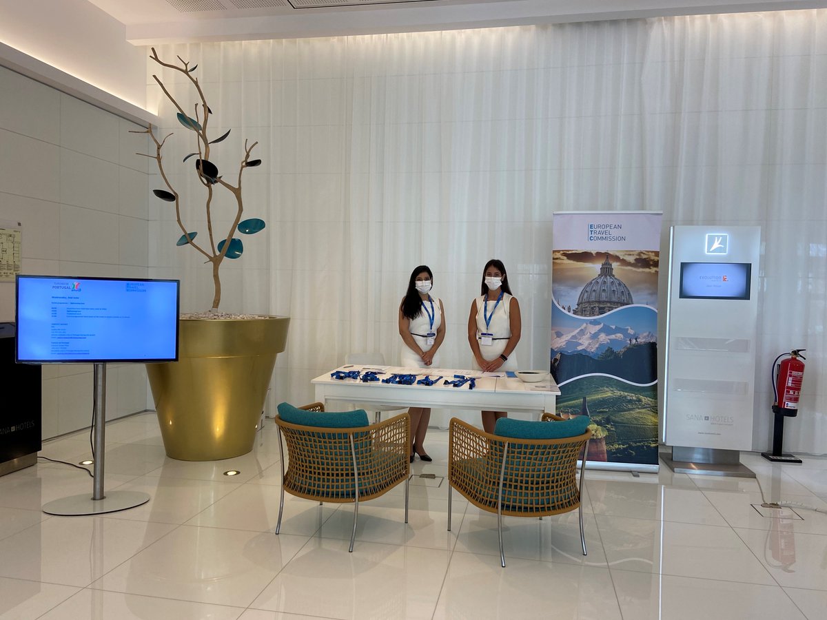 ETC_Corporate's tweet image. 🙌 All is set for ETC&apos;s first in-person General Meeting since the start of #COVID19 in beautiful Algarve hosted by @turismoportugal 🇵🇹.

Leading by example, European #tourism leaders are ready to #travel again!