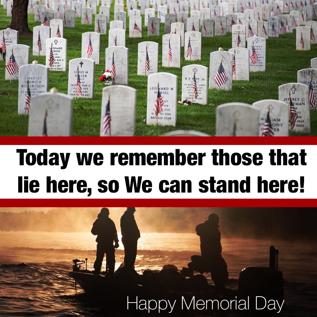 We hope you all have a great Memorial Day. Remember to take a second to remember those that gave the ultimate sacrifice so that we can have the freedoms we enjoy. 
-thank you
