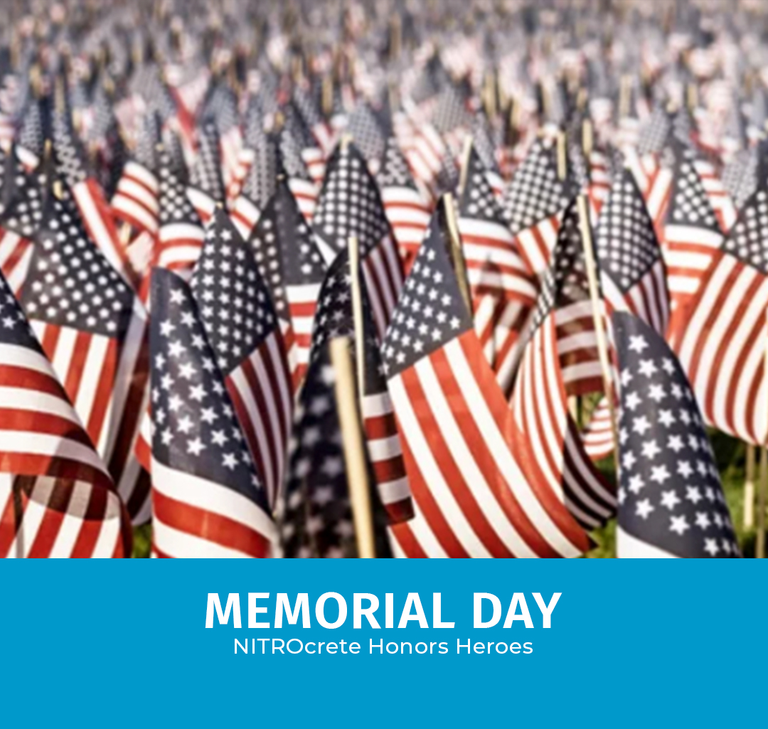 Today we honor the sacrifice of our military. For those who know grief from those who’ve passed on: we recognize your sacrifice as well. 

Take a moment to honor those who sacrificed for country, for freedom, and for all of us. 

#MemorialDay #NITROcreteHonorsHeroes