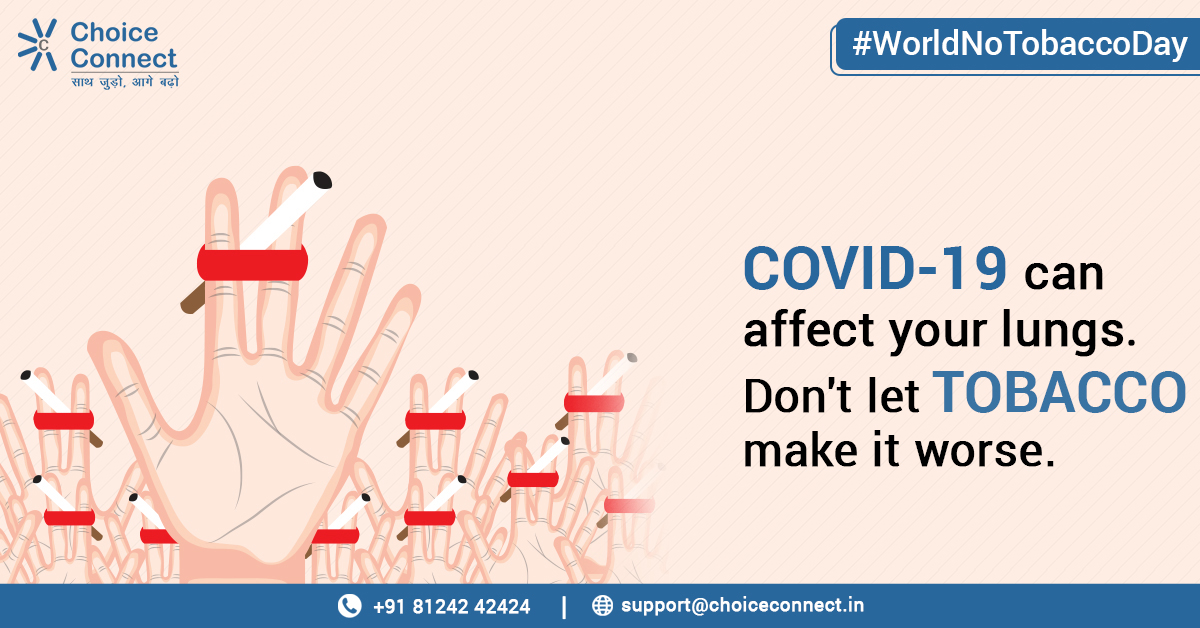 choiceconnect1's tweet photo. This #WorldNoTobaccoDay, promise to give your lungs a better life and a worry-free future.
#NoTobaccoDay #AntiTobaccoDay #ChoiceConnect #MakeTheRightChoice https://t.co/VjWUo1KHLF