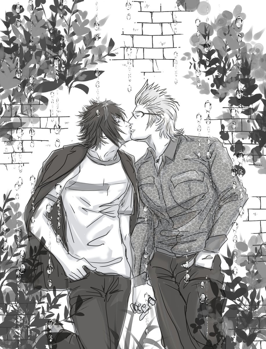 「キス、彼シャツ」2220(梅雨時 