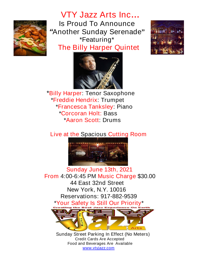 VTYJazz's tweet photo. Live and in person at the Cutting Room the Billy Harper Quintet https://t.co/o2r2G3ghwx https://t.co/o8Gw6CMn9s