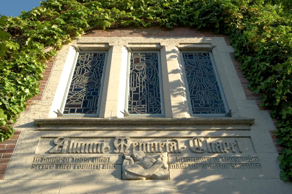 MSU's Alumni Chapel, dedicated June 7, 1952, was built to memorialize Spartans who died while serving in the military. #MemorialDay