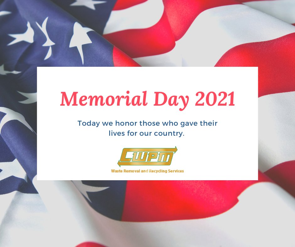 cwpm_llc's tweet photo. Honoring and remembering all who gave their lives for our country. Happy Memorial Day from all of us at CWPM! https://t.co/YD8V4HP3Sv